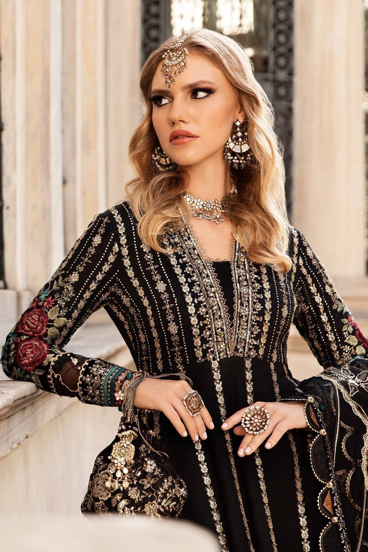 Maria B | Sateen Formals 24 | CST-806 - Pakistani Designer Dress - by Maria B | Type: Formal - 100% Original at Saira Sultan