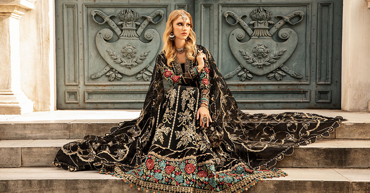 Maria B | Sateen Formals 24 | CST-806 - Pakistani Designer Dress - by Maria B | Type: Formal - 100% Original at Saira Sultan