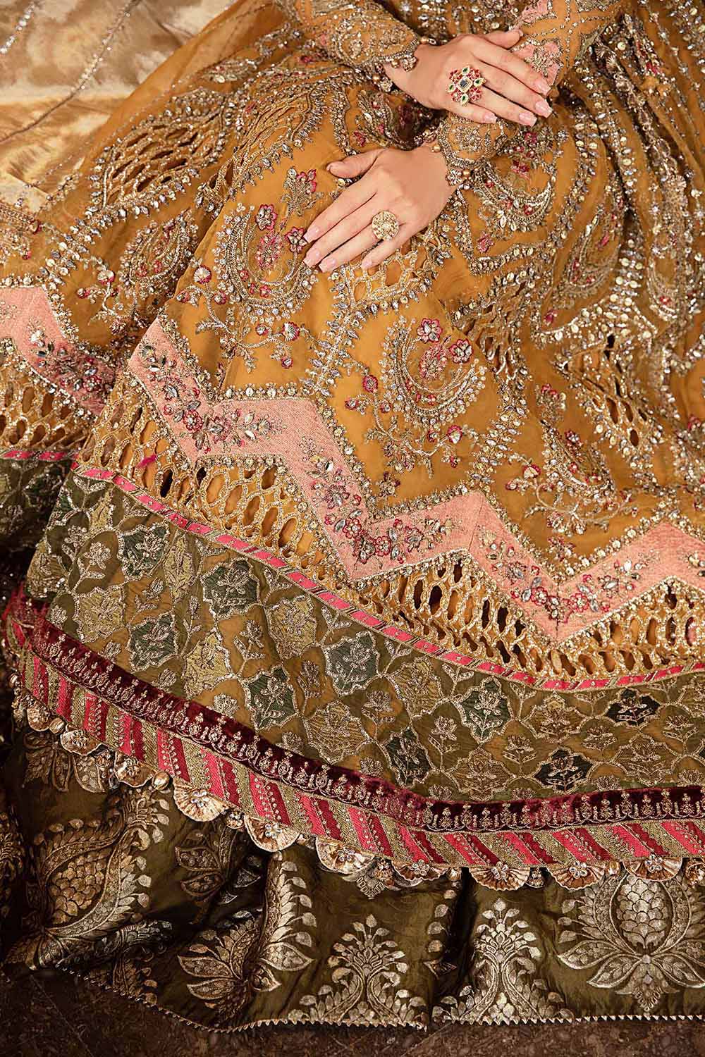 Maria B | Mbroidered Formals 24 | Organza Suit | BD-2907 - Pakistani Designer Dress - by Maria B | Type: Ladies Clothes - 100% Original at Saira Sultan