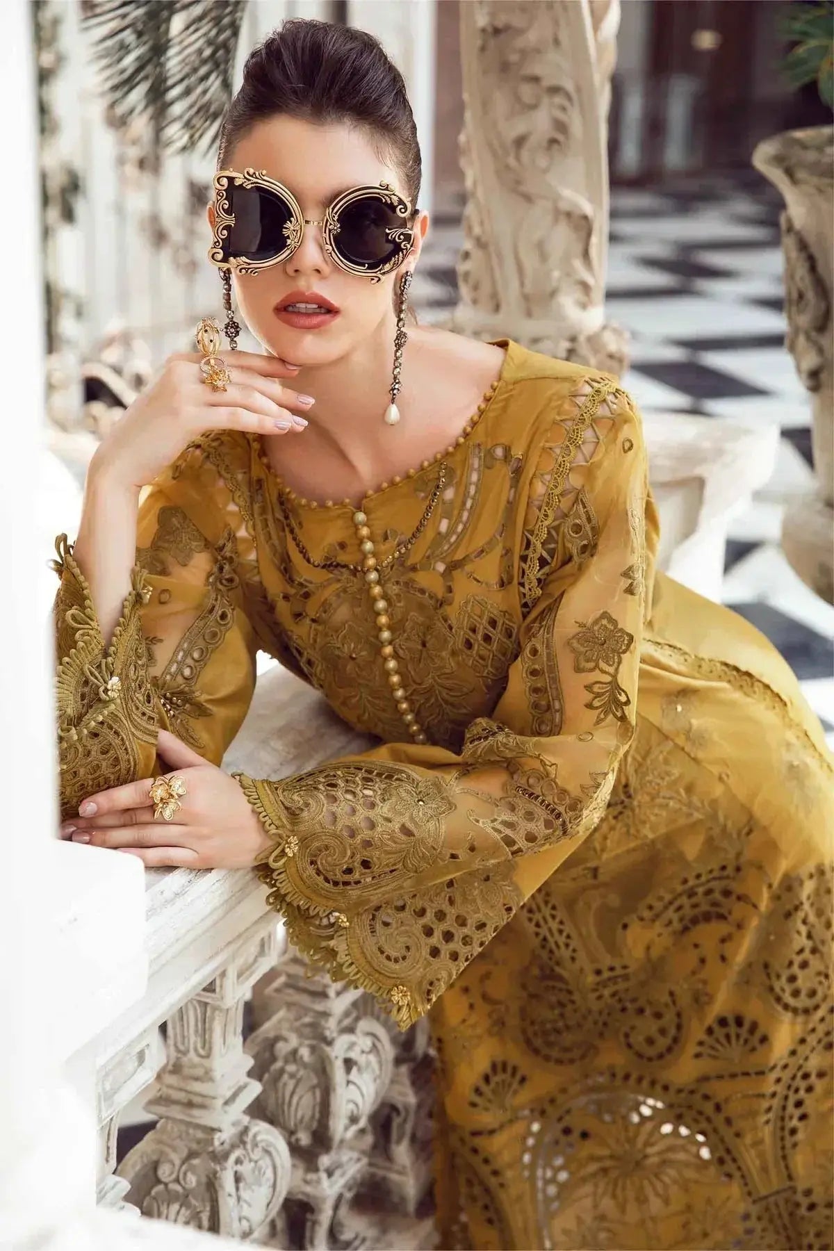 Maria B | Eid Lawn Collection | 08 - Pakistani Designer Dress - by Maria B | Type: Luxury - 100% Original at Saira Sultan