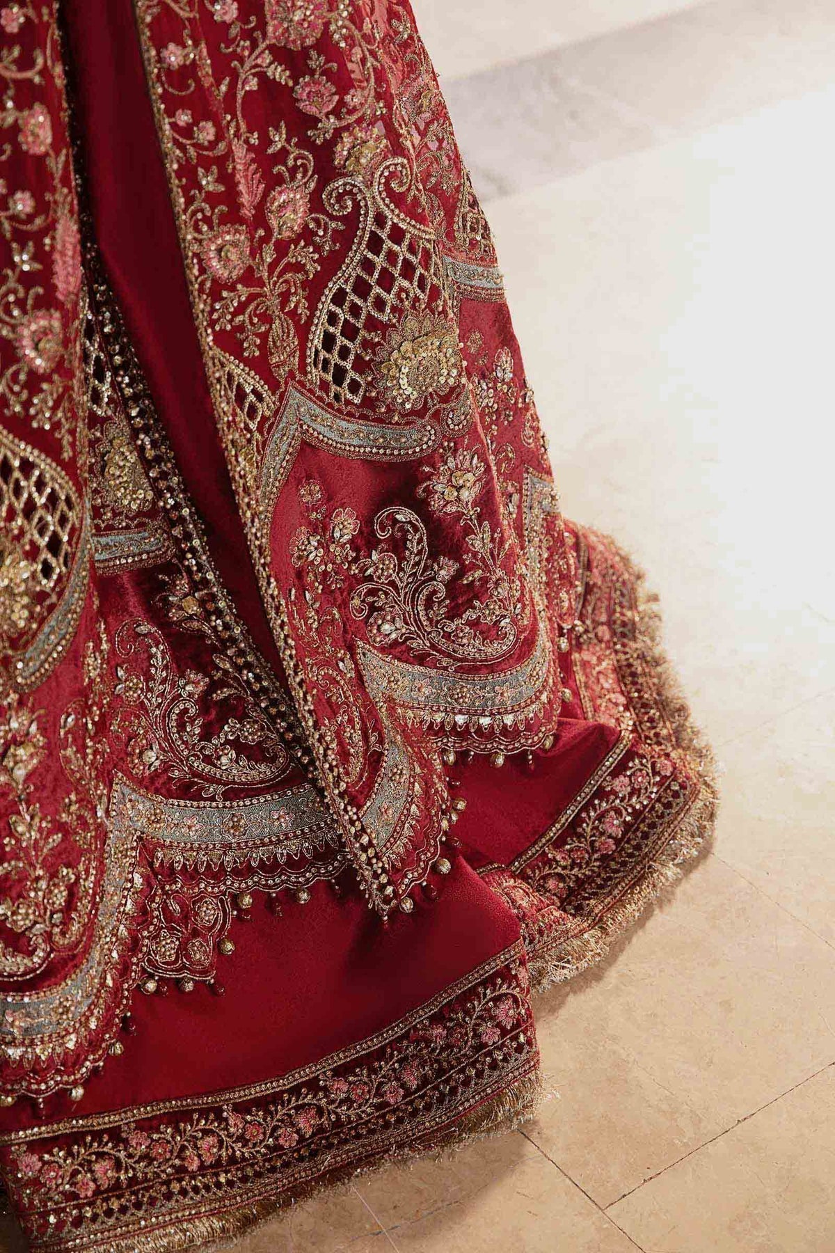 Maria B | Mbroidered Formals 24 | Organza Suit | BD-2908 - Pakistani Designer Dress - by Maria B | Type: Ladies Clothes - 100% Original at Saira Sultan