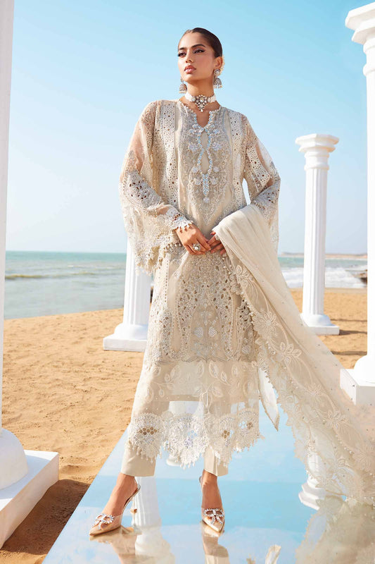 Maria B | Eid Collection 25 | 25-09 XS Ivory Lawn