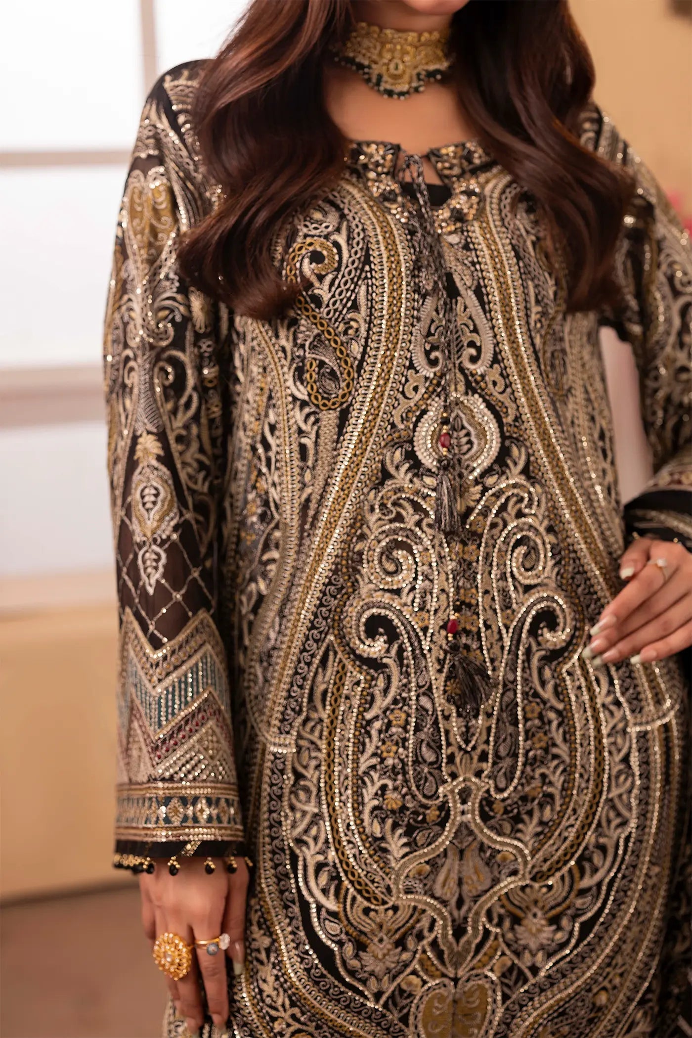 Adans Libas | Barroco Formals 25 | Barroco 1556 by Adans Libas - Designer Dress - Type : Ladies Clothes - Available at Saira Sultan - 100% Original