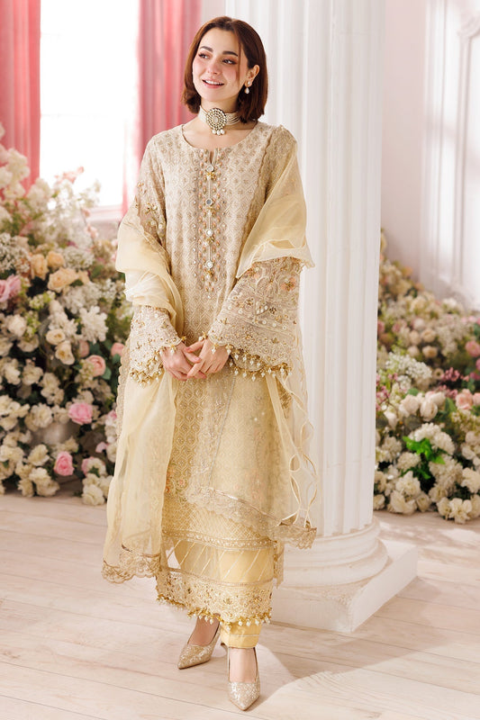 Charizma | Dastaan e Jashaan Formals 25 | DJ5-06 XS Ivory Chiffon