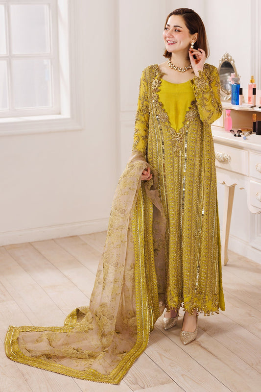 Charizma | Dastaan e Jashaan Formals 25 | DJ5-04 XS Mustard Chiffon