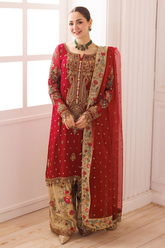 Charizma | Dastaan e Jashaan Formals 25 | DJ5-05 XS Red Chiffon