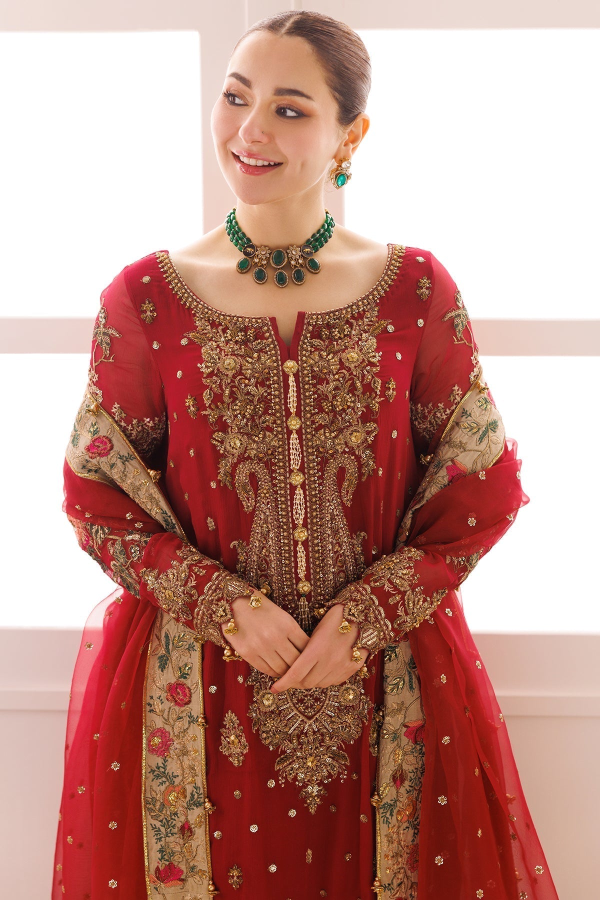 Charizma | Dastaan e Jashaan Formals 25 | DJ5-05 M Red Chiffon