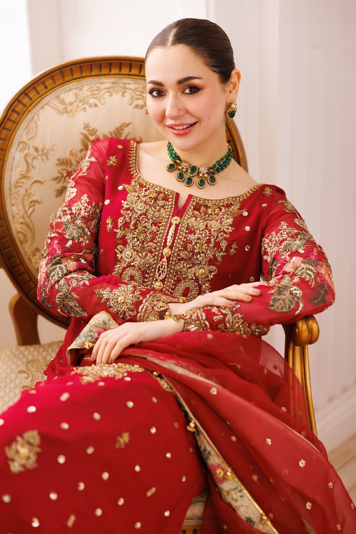 Charizma | Dastaan e Jashaan Formals 25 | DJ5-05 L Red Chiffon