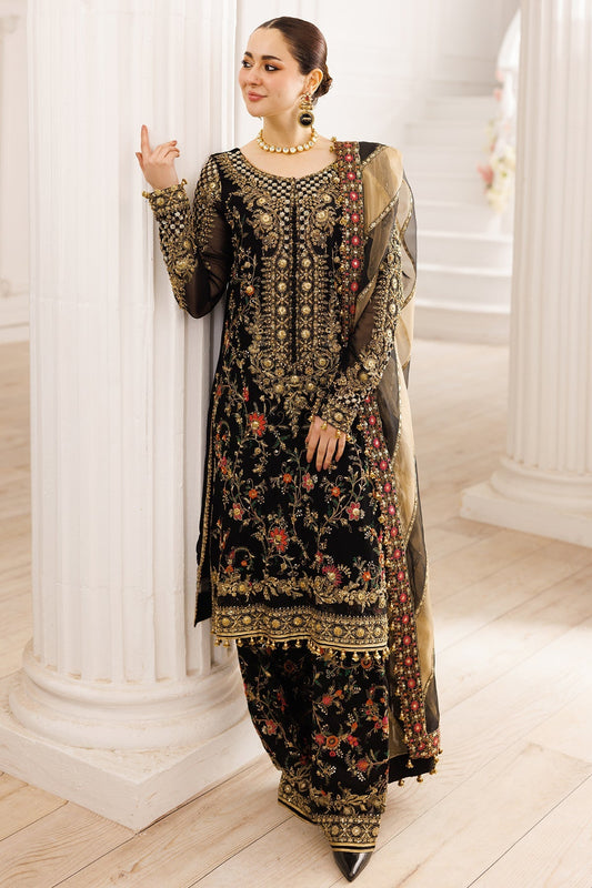 Charizma | Dastaan e Jashaan Formals 25 | DJ5-03 XS Black Chiffon