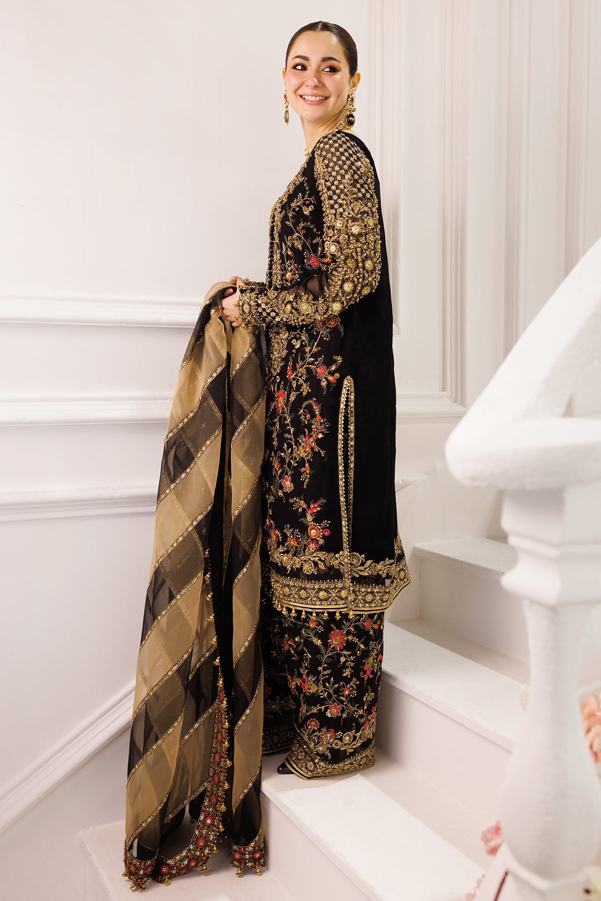 Charizma | Dastaan e Jashaan 25 | DJ5-03 S Black Chiffon