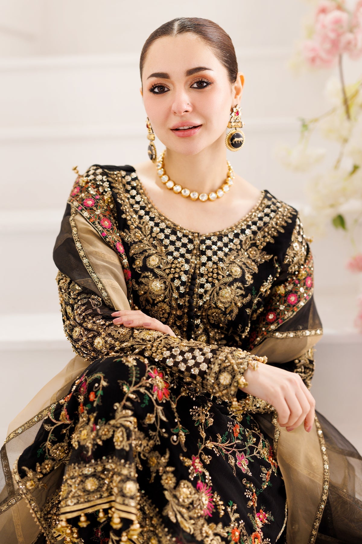Charizma | Dastaan e Jashaan 25 | DJ5-03 L Black Chiffon