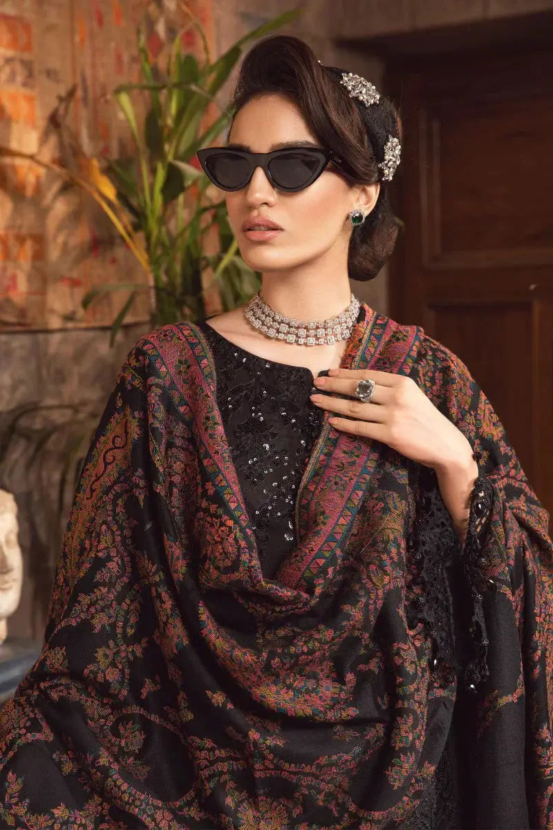 Maria B | Linen Collection | DL-1012 - Pakistani Designer Dress - by Maria B | Type: Luxury - 100% Original at Saira Sultan