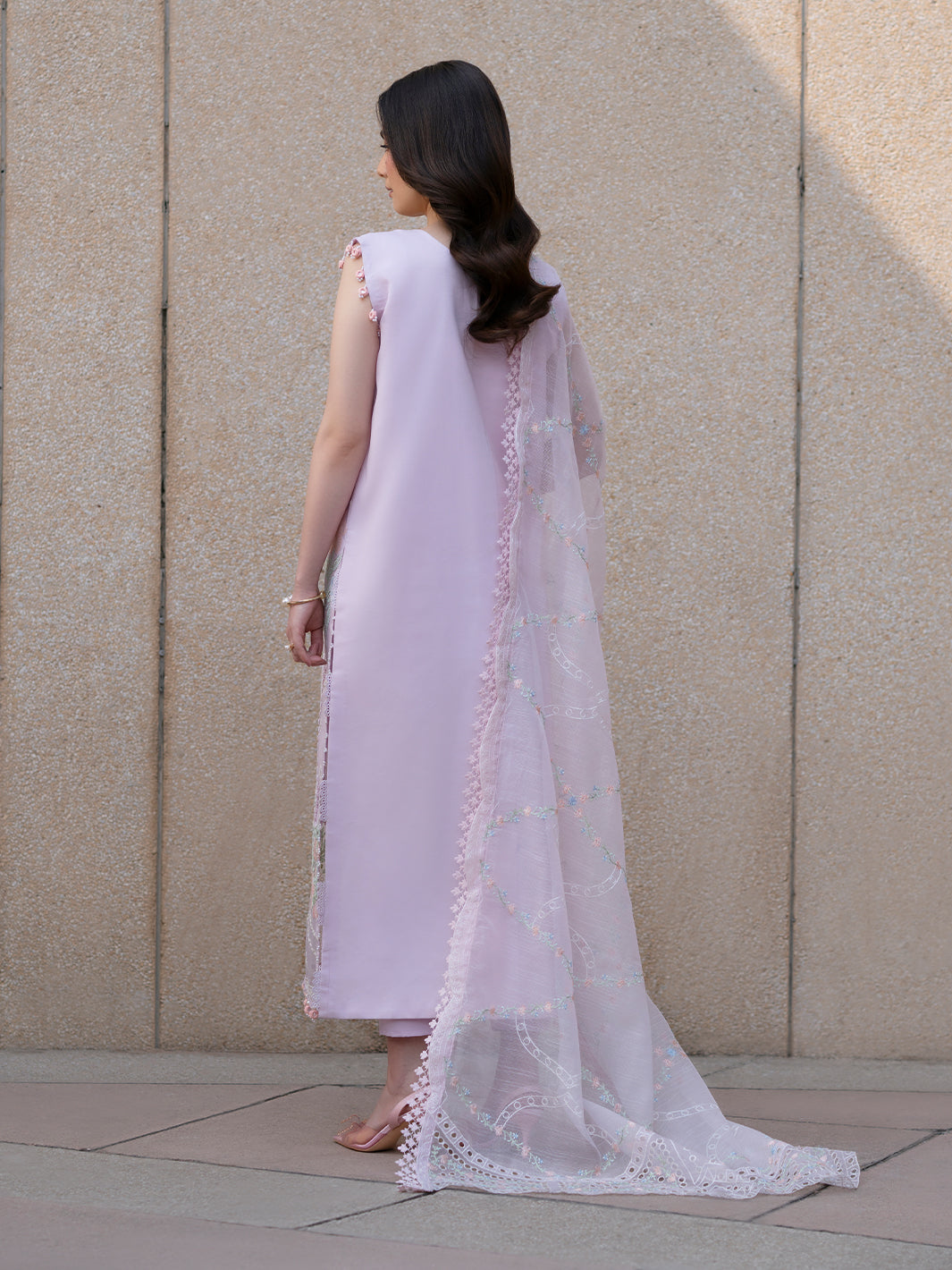 Parishay | Dil e Raqsam Festive Eid Lawn | DR-12 S Lilac Lawn