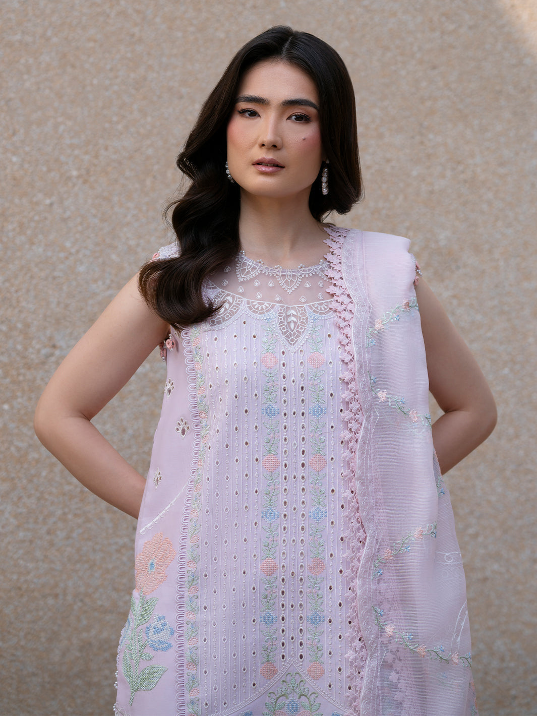 Parishay | Dil e Raqsam Festive Eid Lawn | DR-12 M Lilac Lawn