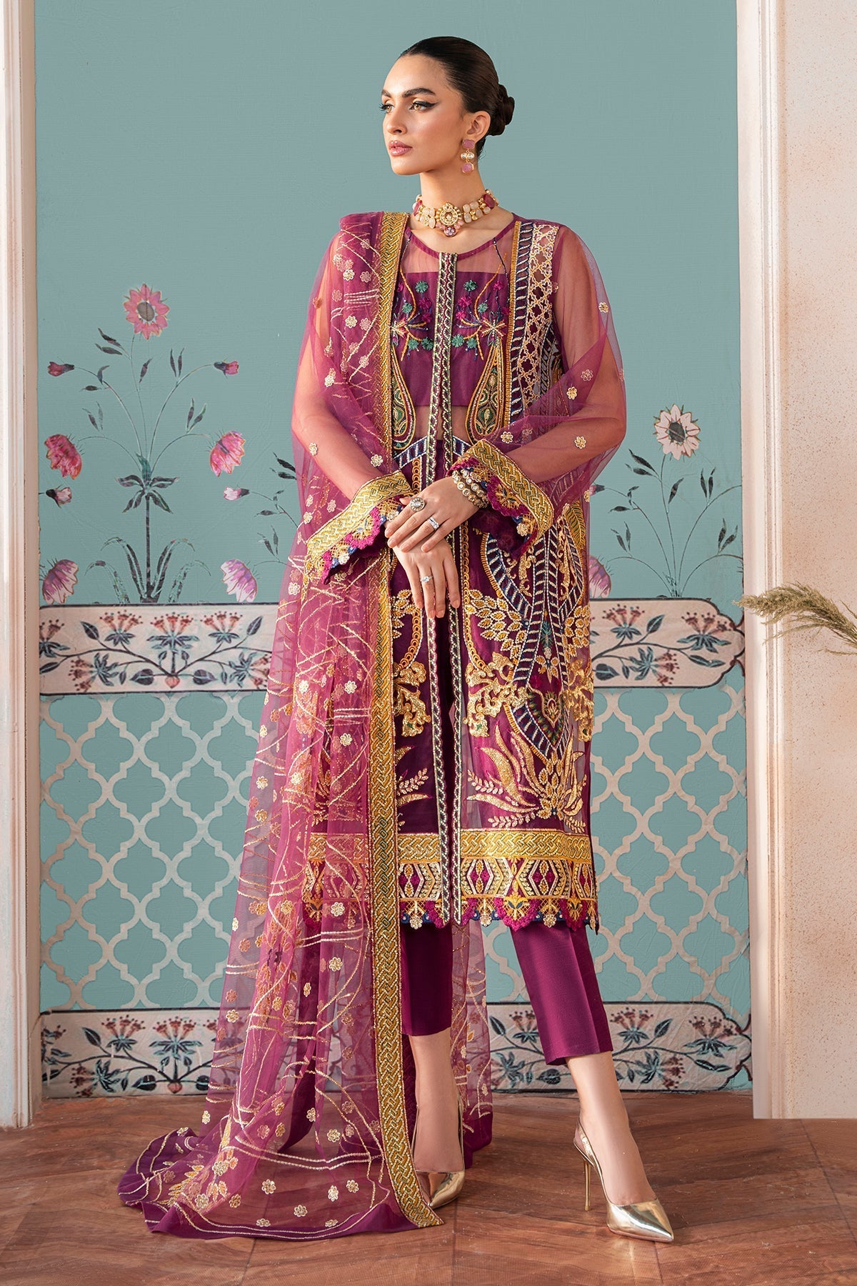 Inara | Aurelia Wedding Collection | Florence - Pakistani Designer Dress - by InaraClothing | Type: Bridal - 100% Original at Saira Sultan