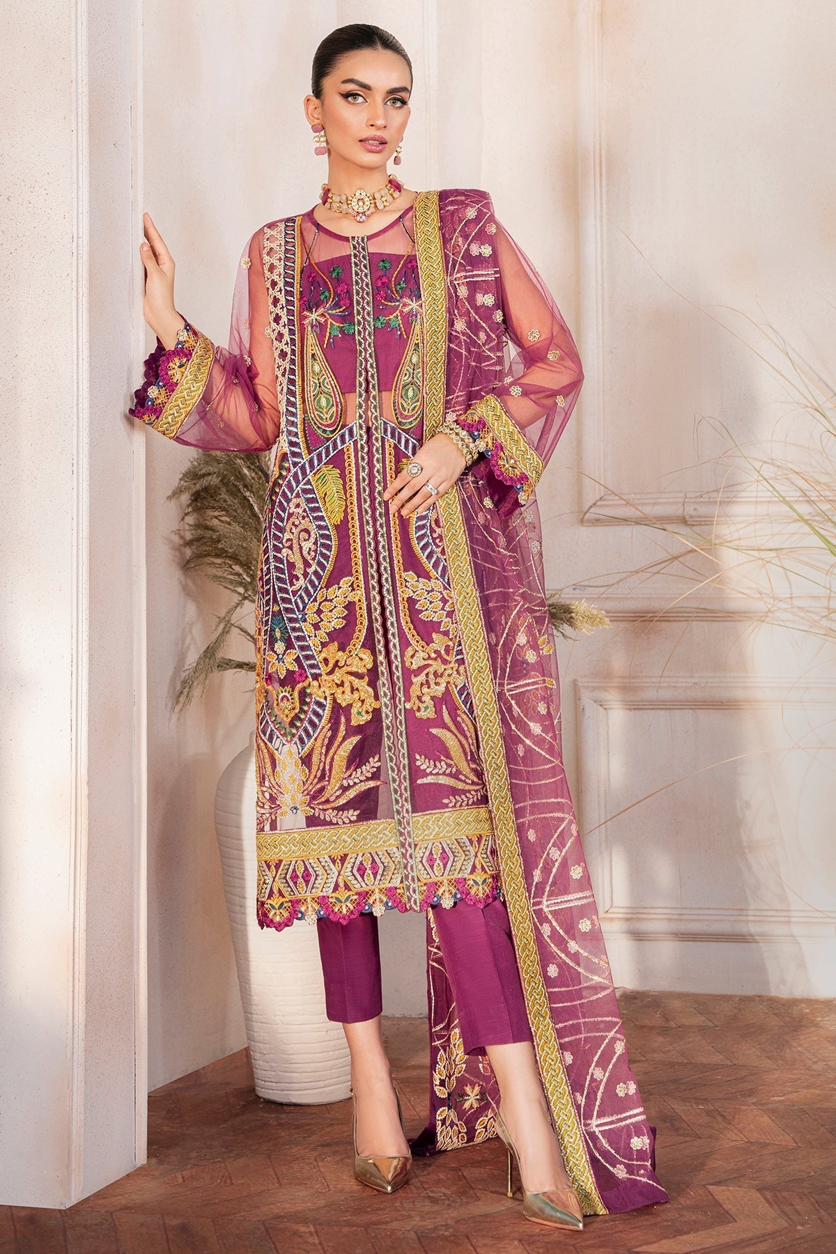 Inara | Aurelia Wedding Collection | Florence - Pakistani Designer Dress - by InaraClothing | Type: Bridal - 100% Original at Saira Sultan