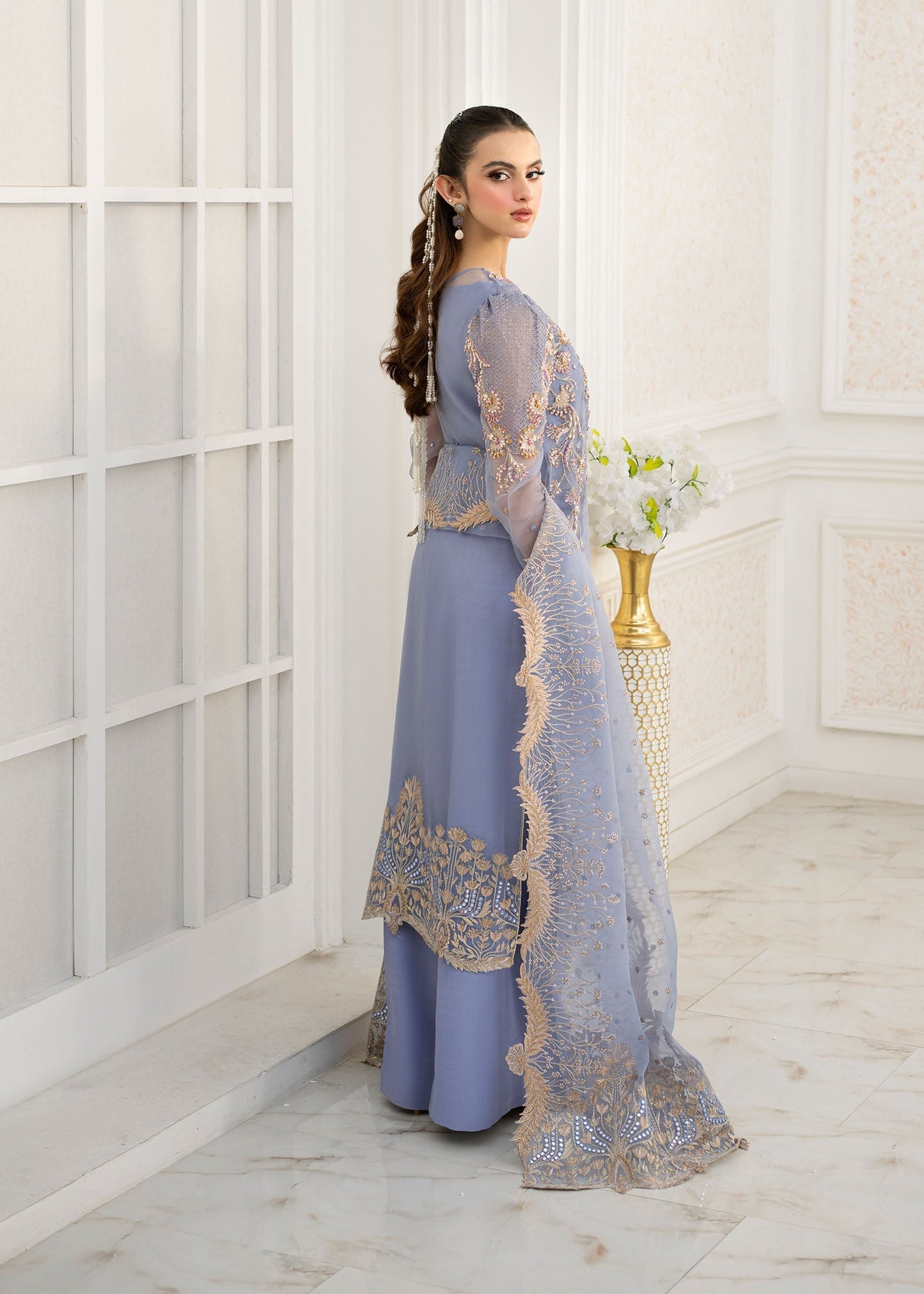 Jamnii | The Aura | Elsa S Lavender Organza