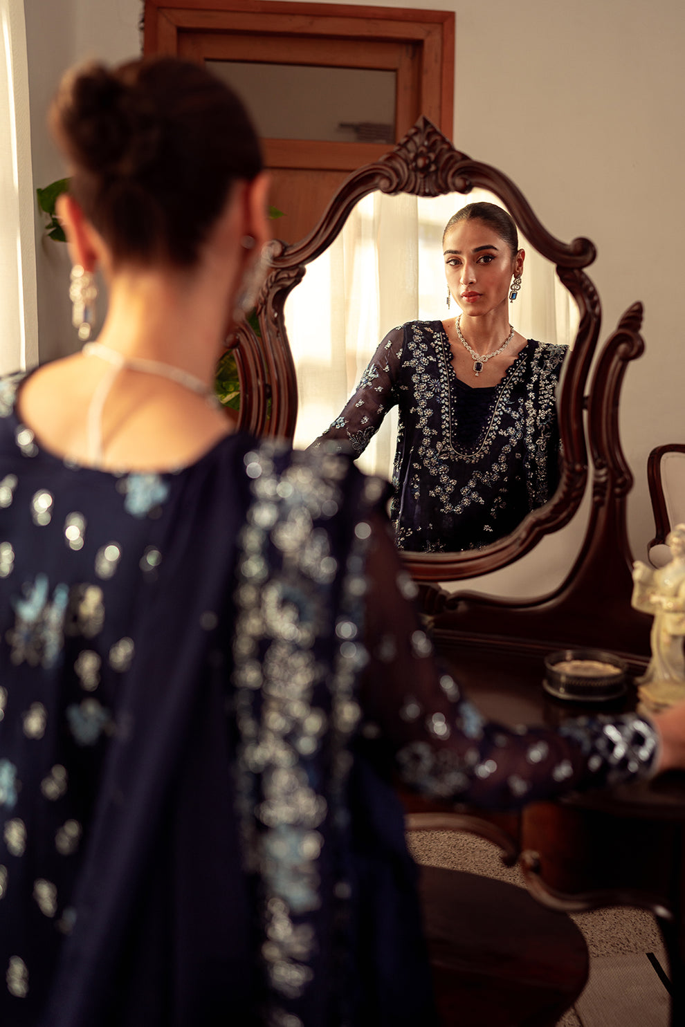 Neeshay | Dastaan Luxury Chiffon | Neelam - Pakistani Designer Dress - by Neeshay | Type: Formal - 100% Original at Saira Sultan