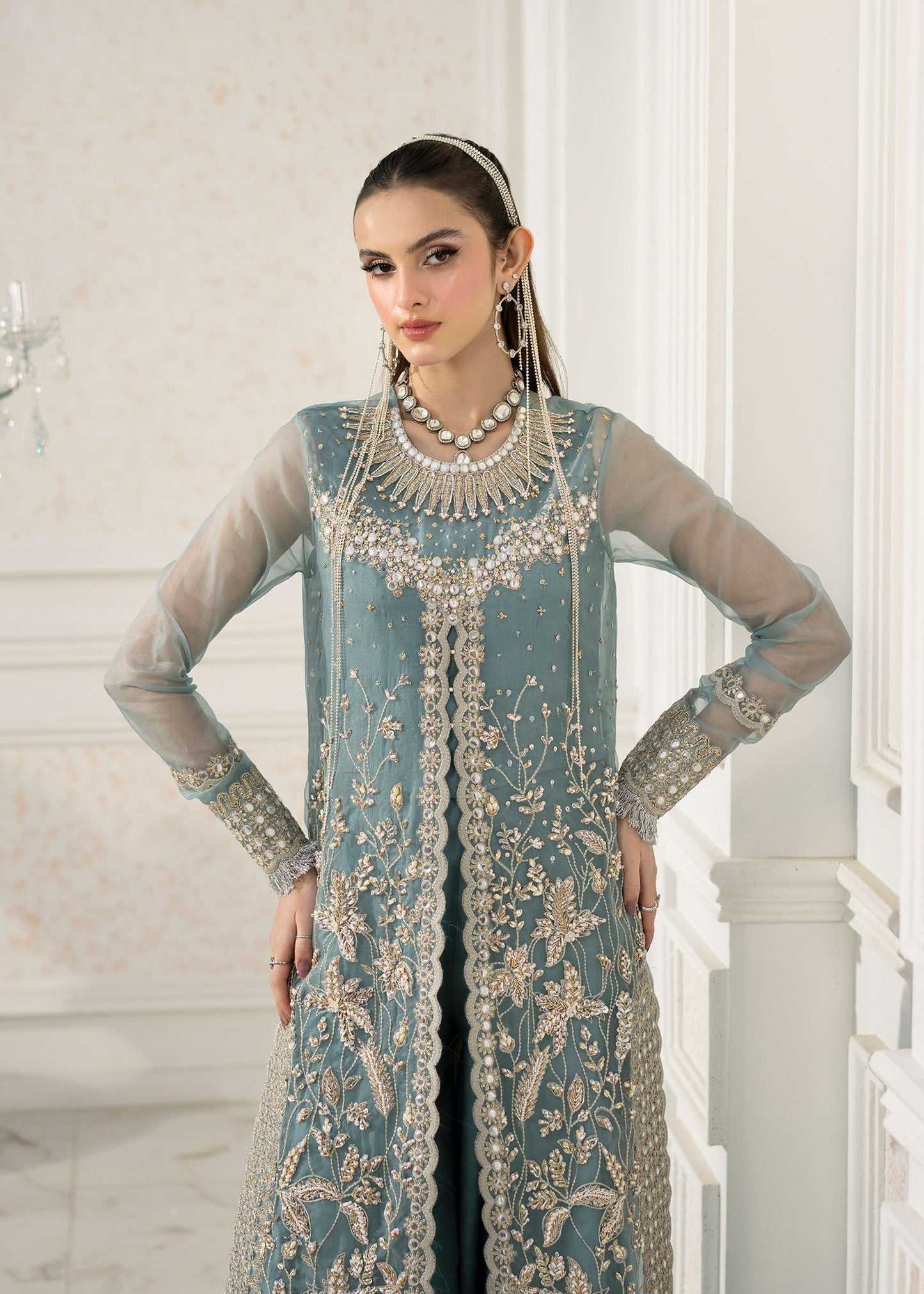 Jamnii | The Aura | Rimel XL Aqua Organza
