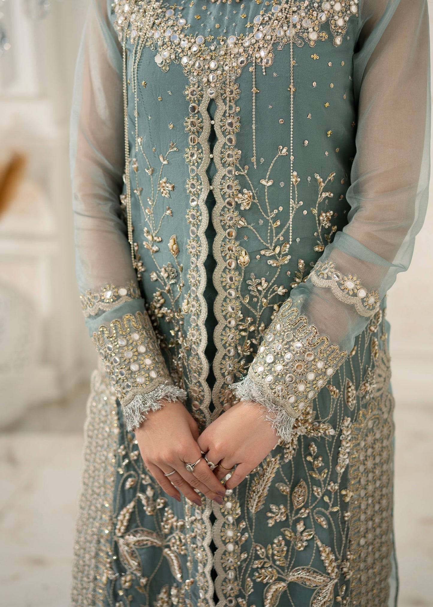 Jamnii | The Aura | Rimel L Aqua Organza