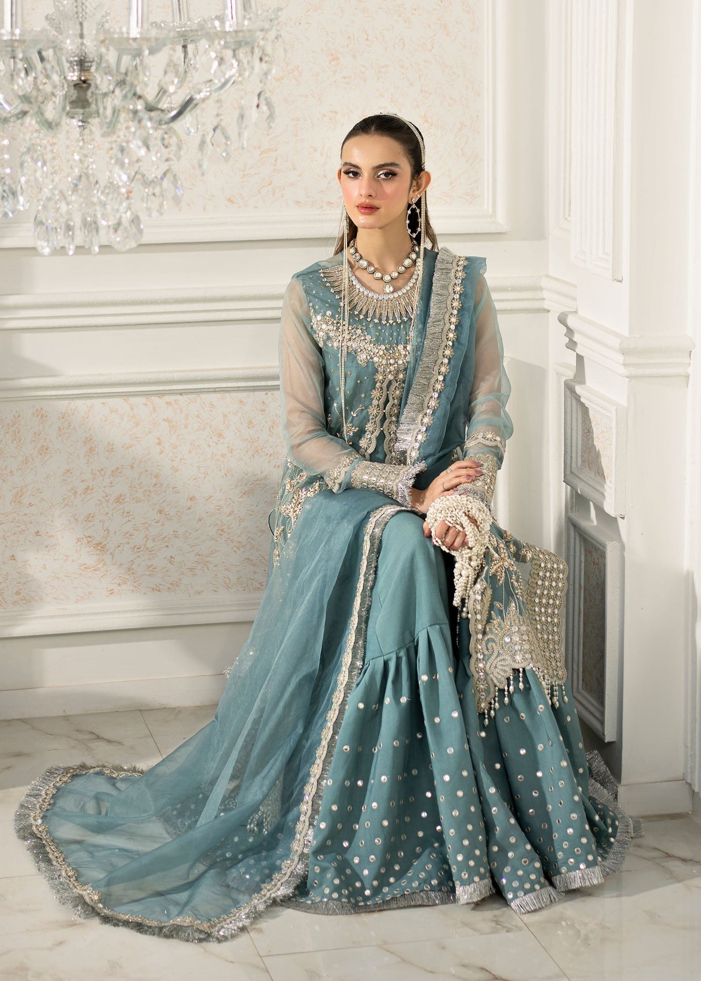 Jamnii | The Aura | Rimel M Aqua Organza