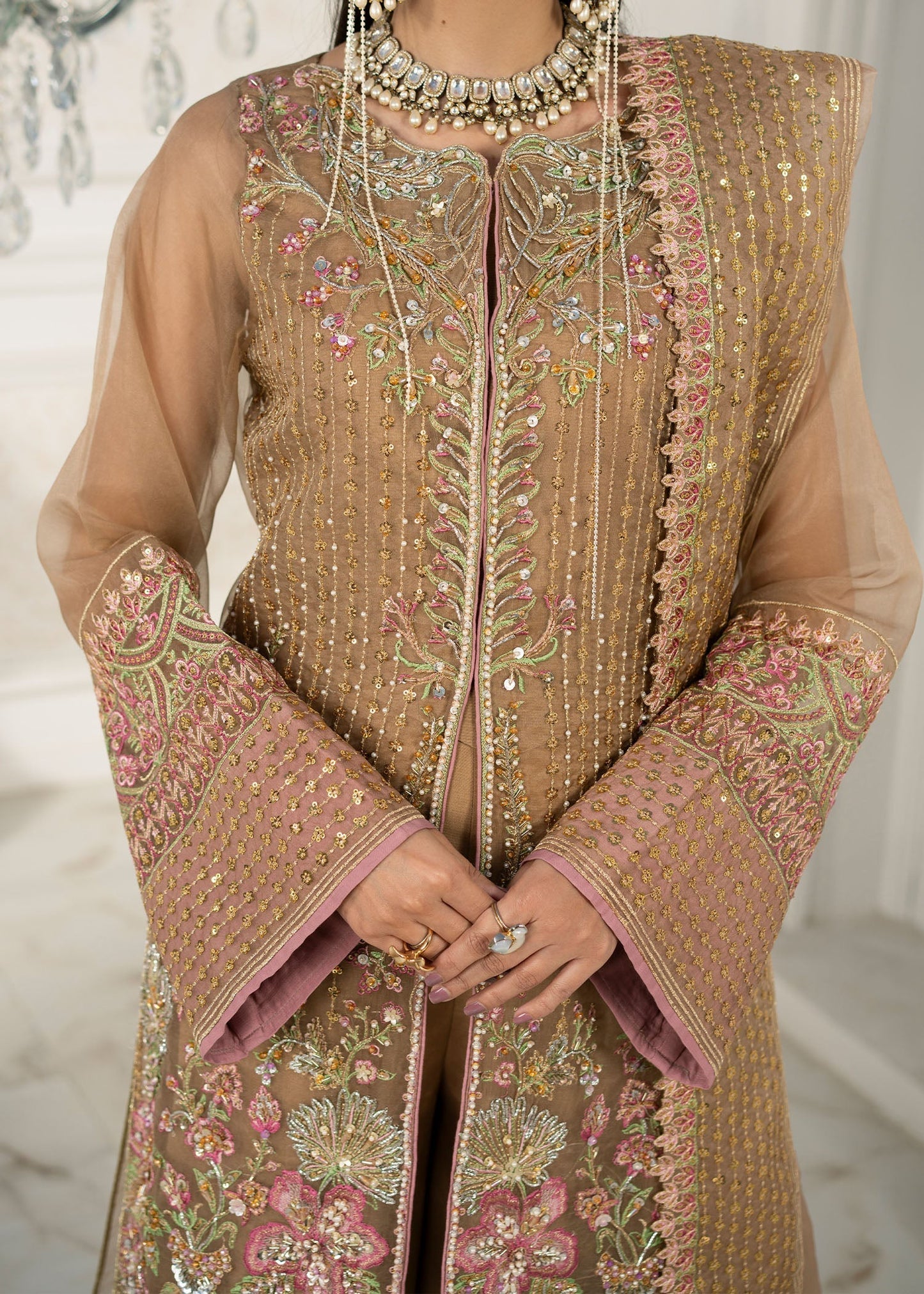 Jamnii | The Aura | Irina M Caramel Lawn