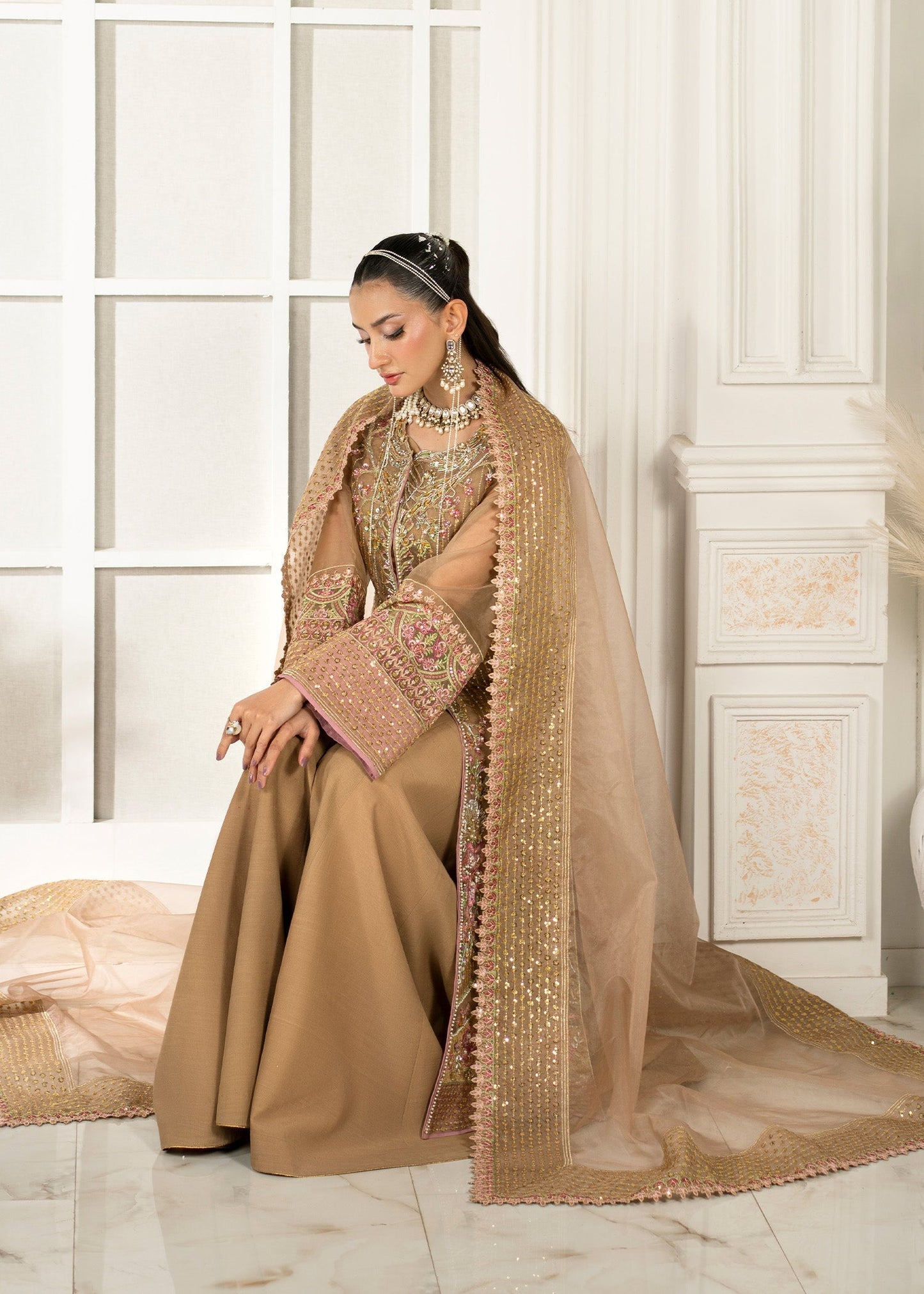 Jamnii | The Aura | Irina L Caramel Lawn