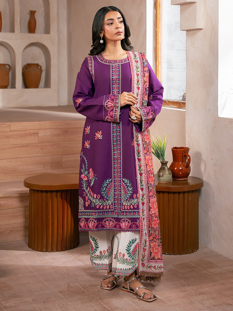 Rajbari | Parisa Premium Summer Edit | A - 13 M Purple Lawn