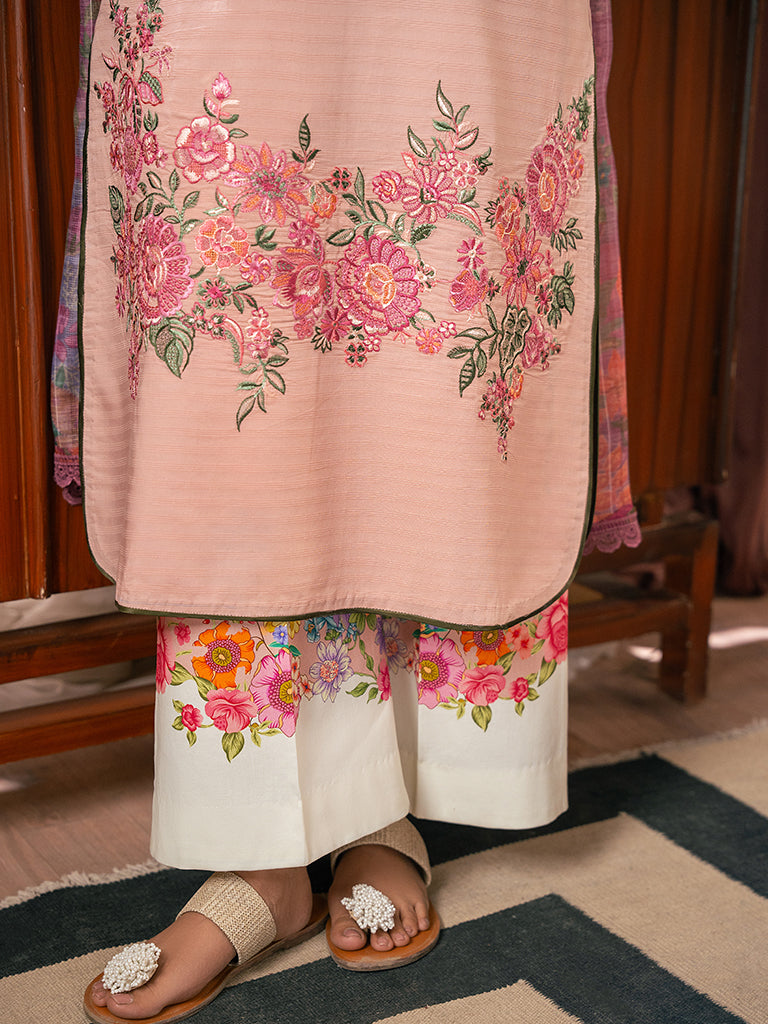 Rajbari | Parisa Premium Summer Edit | A - 12 L Light Pink Lawn
