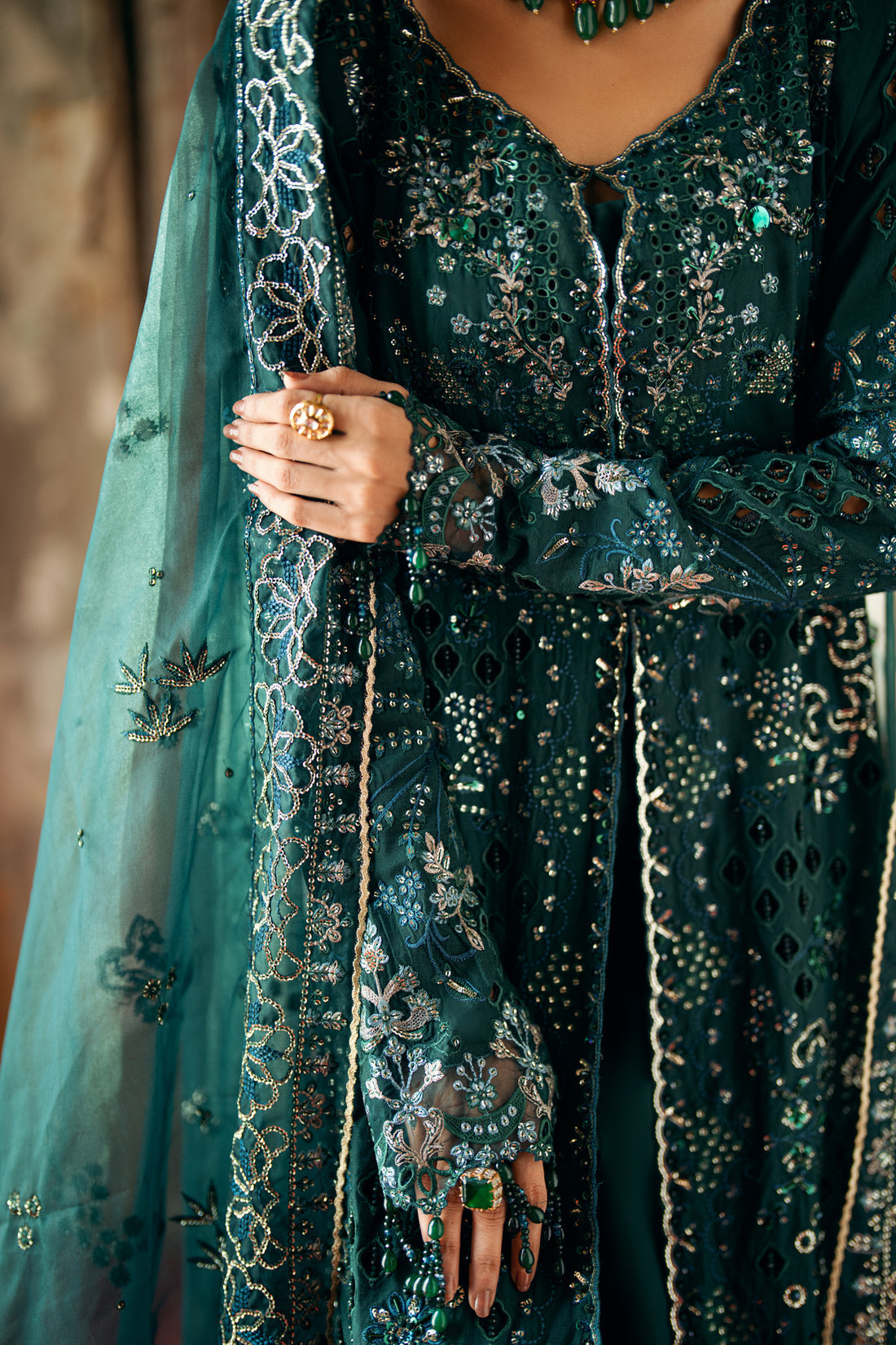 Florent | Mehermaah Wedding Formals | BANO - Pakistani Designer Dress - by Florent - Type : Ladies Clothes - 100% Original at Saira Sultan
