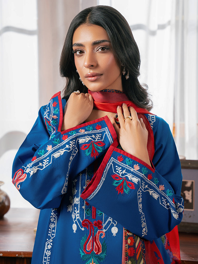 Rajbari | Parisa Premium Summer Edit | A - 09 XL Blue Lawn