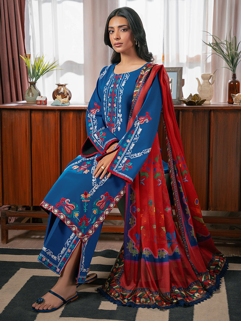Rajbari | Parisa Premium Summer Edit | A - 09 L Blue Lawn