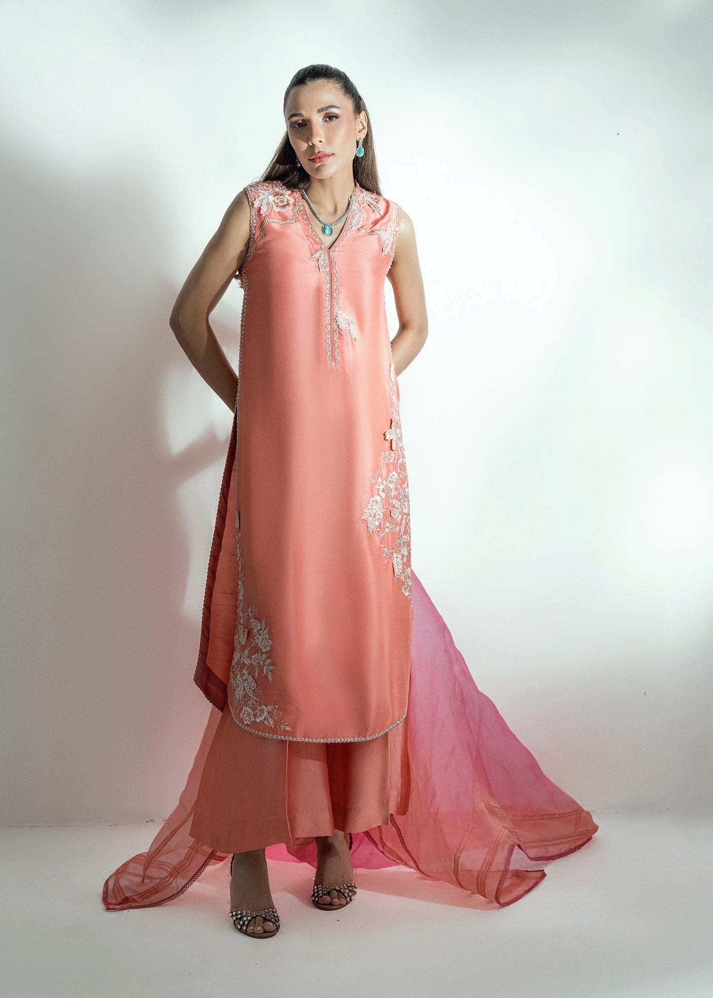 Umsha | Soiree De Rose | Lily Dust - Pakistani Designer Dress - by Umsha - Type : Ladies Clothes - 100% Original at Saira Sultan
