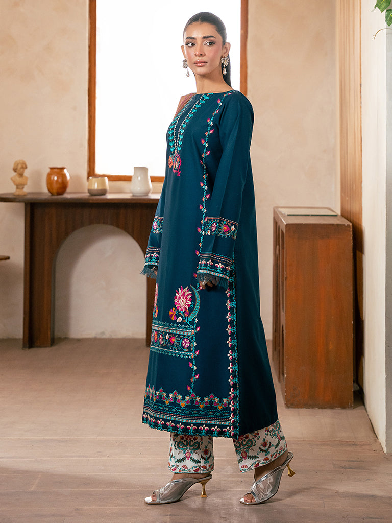 Rajbari | Parisa Premium Summer Edit | A- 06 S Teal Green Lawn