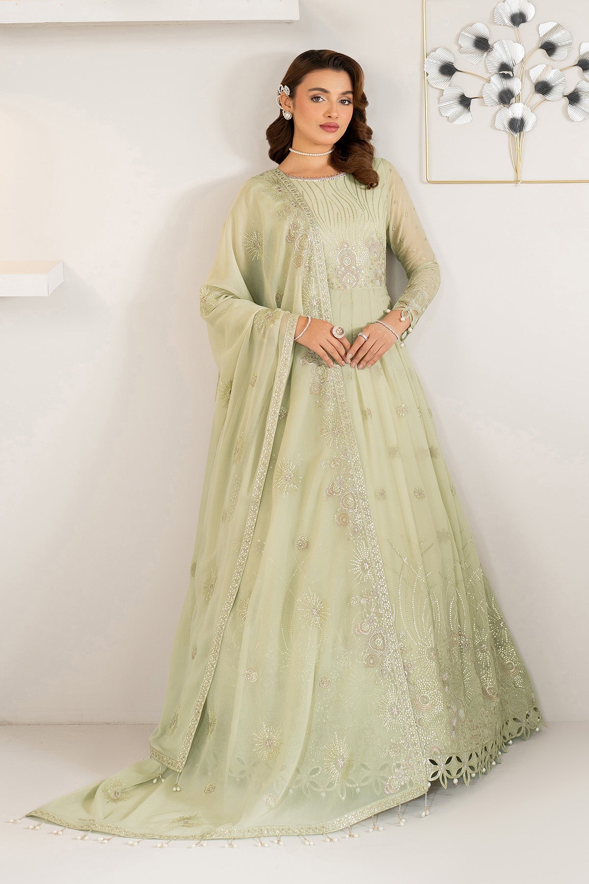 Alizeh | Formals Wear | AF-CH-2189-Zenel - Pakistani Designer Dress - by Alizeh - Type : Ladies Clothes - 100% Original at Saira Sultan