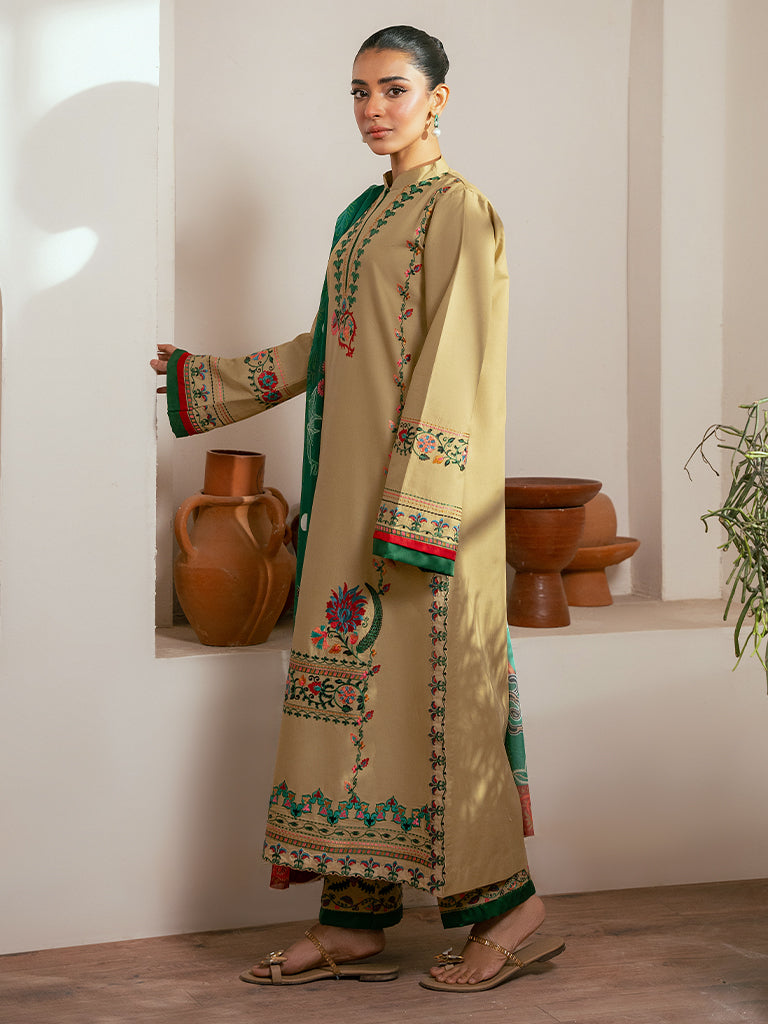 Rajbari | Parisa Premium Summer Edit | A - 02 M Beige Lawn