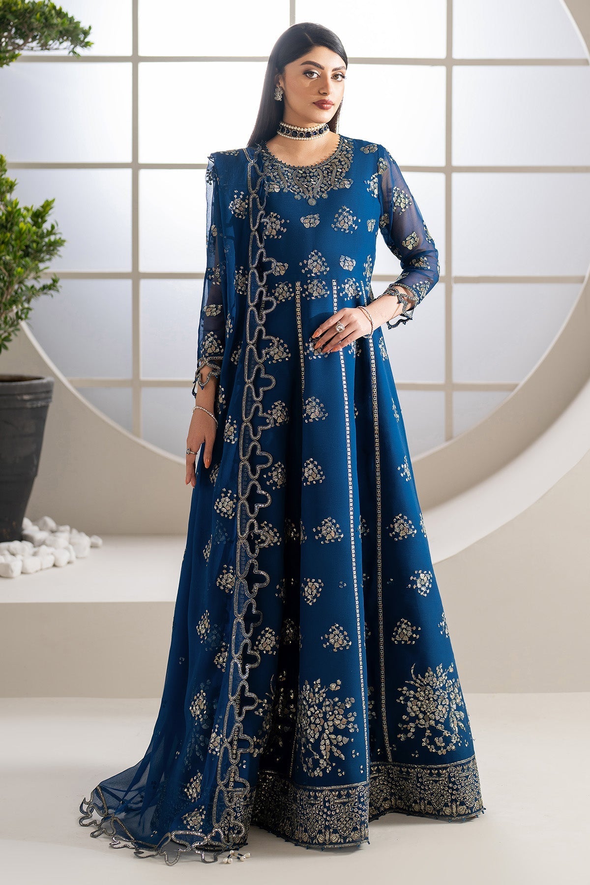 Alizeh | Formals Wear | AF-CH-2189-Pernia - Pakistani Designer Dress - by Alizeh - Type : Ladies Clothes - 100% Original at Saira Sultan