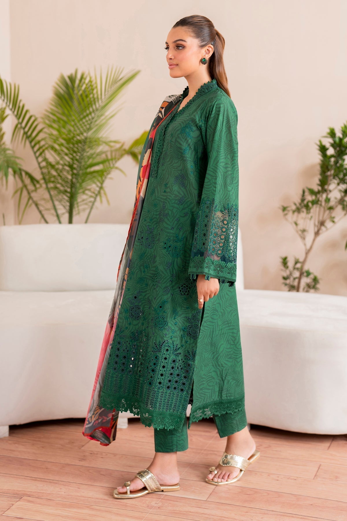 Xenia Formals | Printkari 25 | BETH S Teal Green Lawn