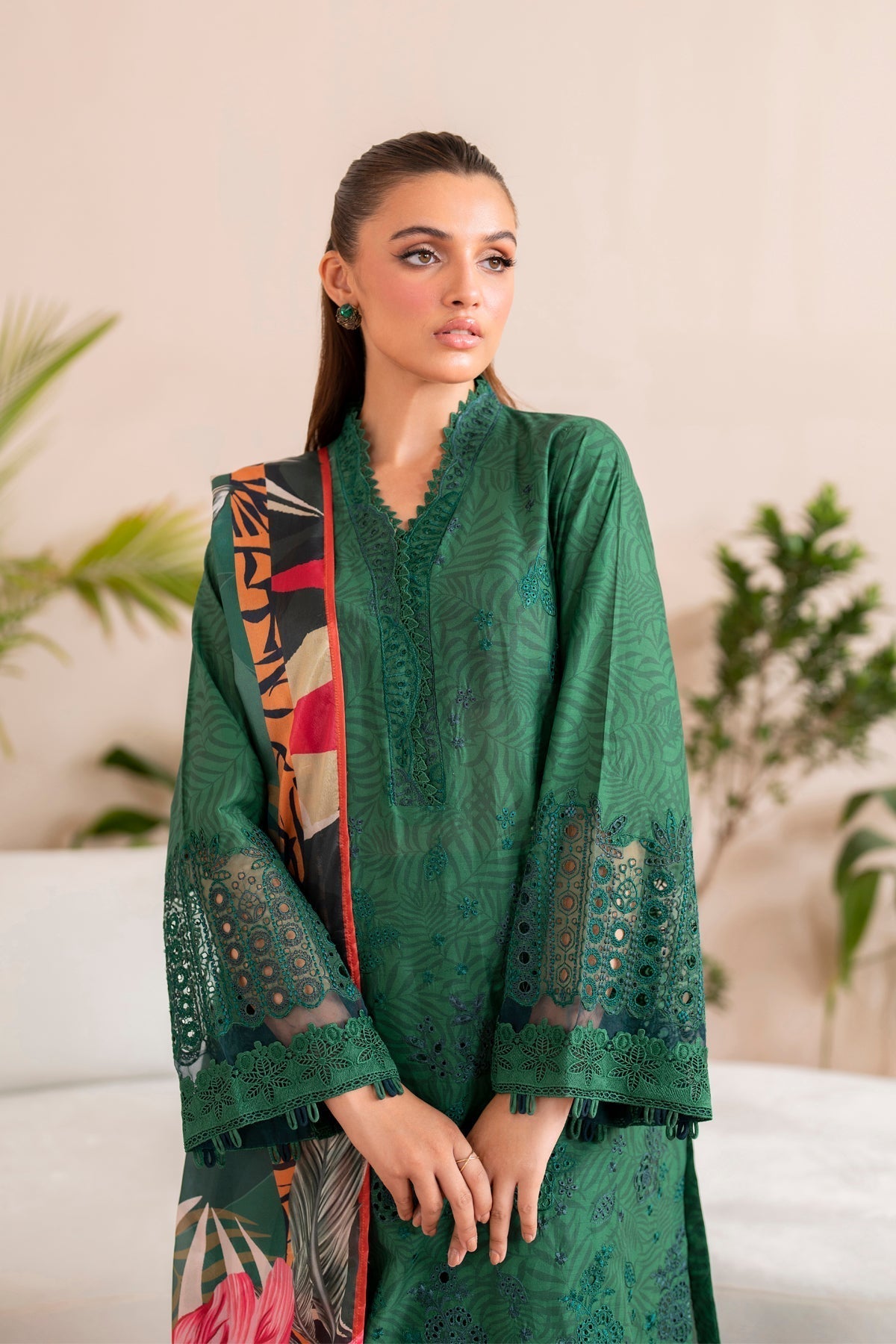 Xenia Formals | Printkari 25 | BETH M Teal Green Lawn