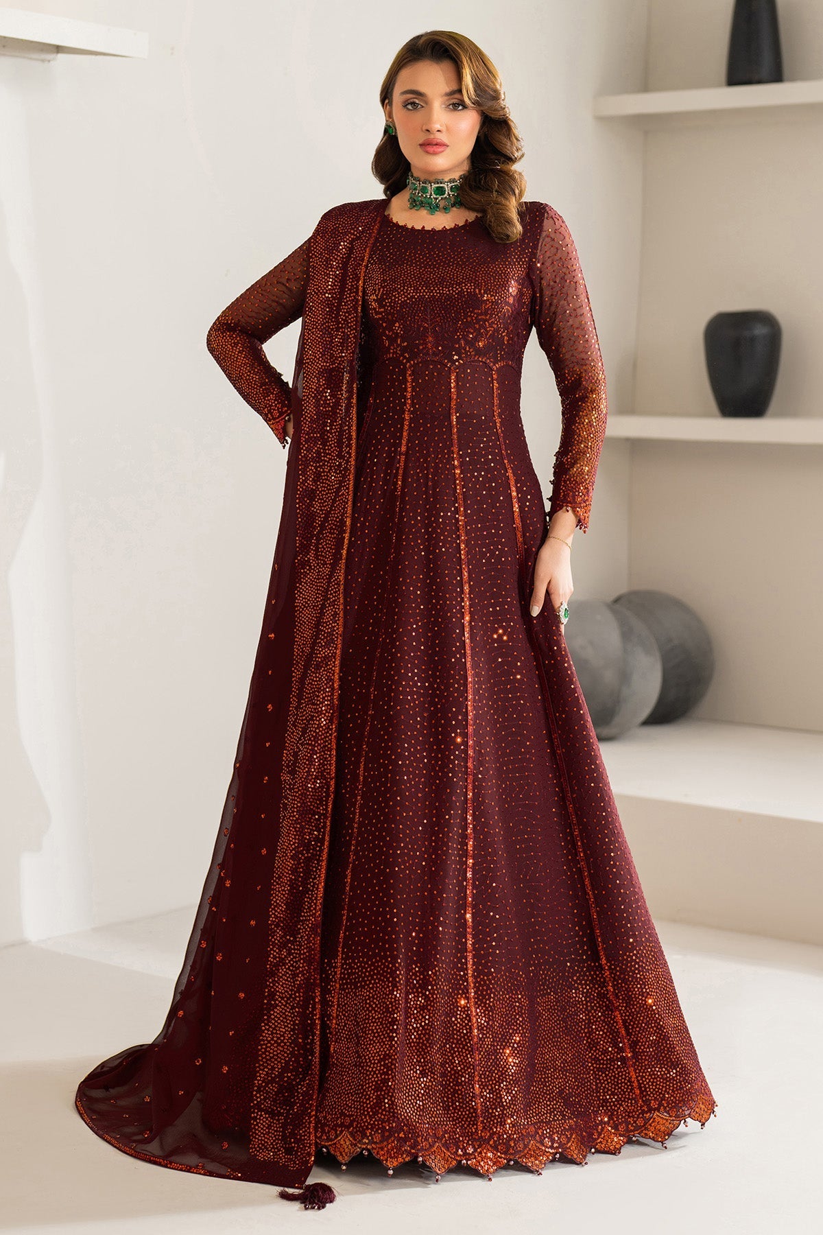 Alizeh | Formals Wear | AF-CH-2190-Liyana - Pakistani Designer Dress - by Alizeh - Type : Ladies Clothes - 100% Original at Saira Sultan