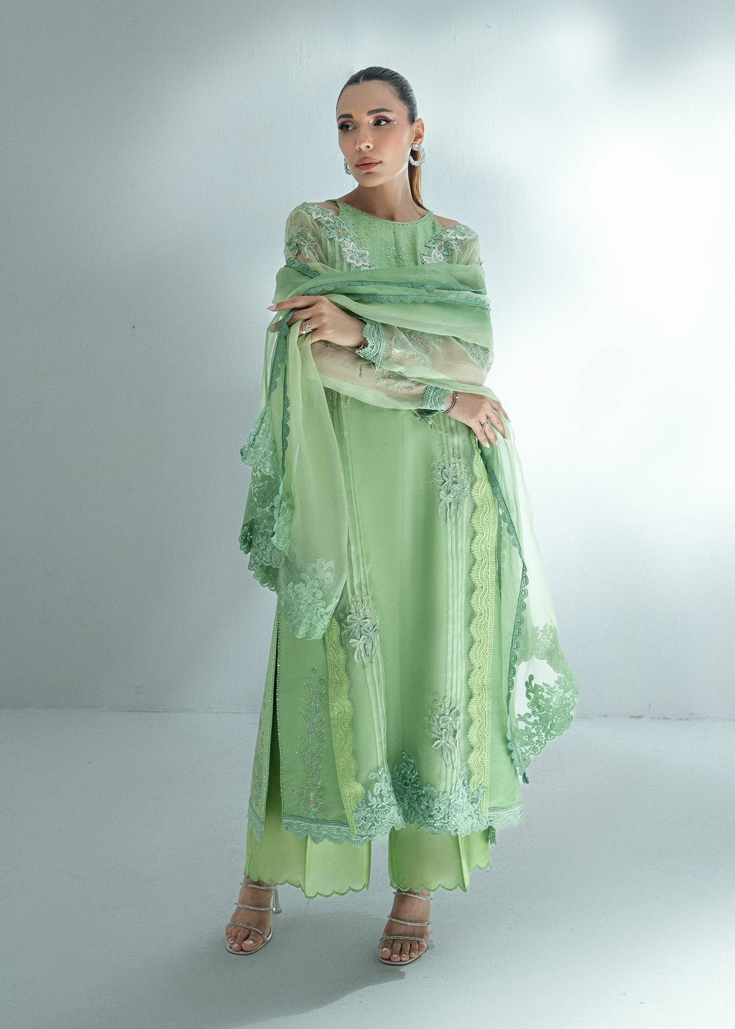 Umsha | Soiree De Rose | Twilight Garden - Pakistani Designer Dress - by Umsha - Type : Ladies Clothes - 100% Original at Saira Sultan