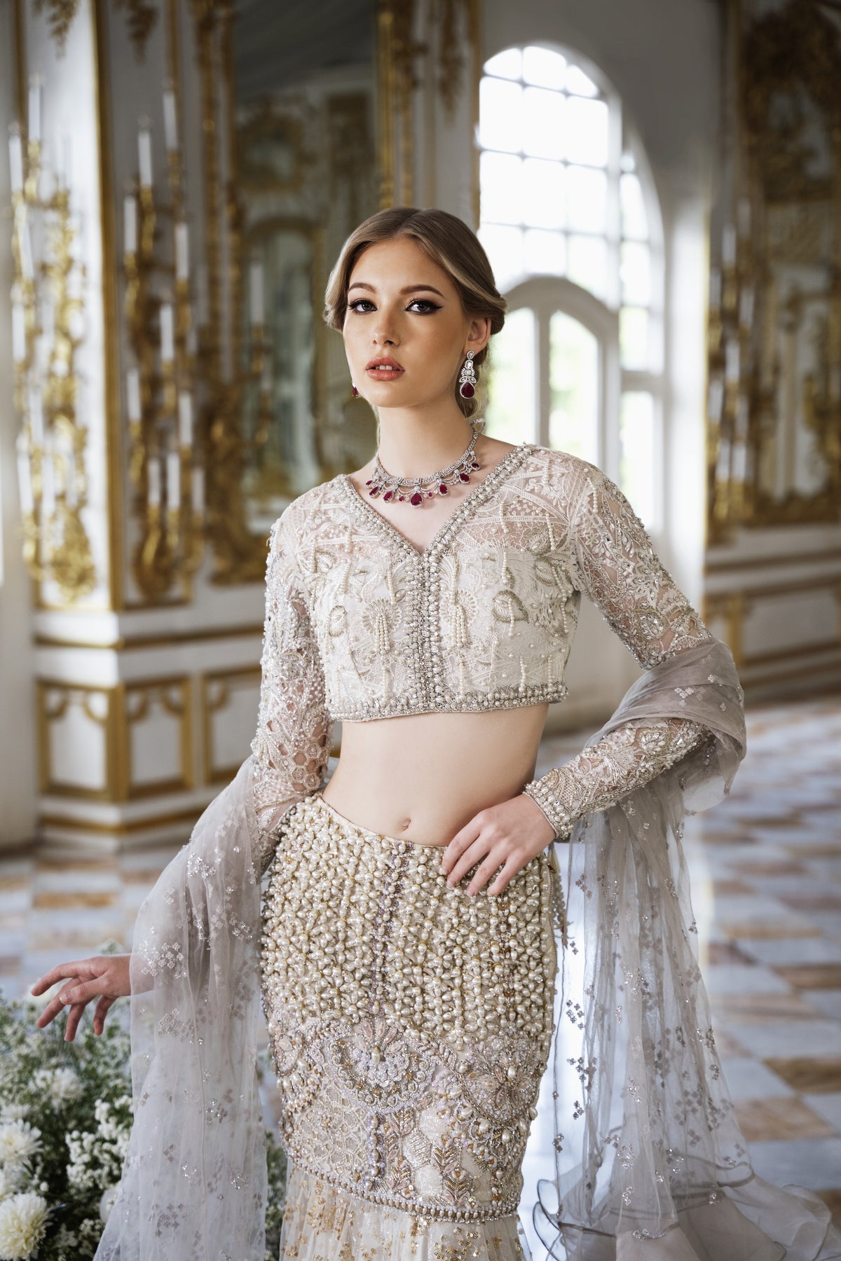 Mysie | Alara formals 24 | DONNA - Pakistani Designer Dress - by Mysie | Type: Formal - 100% Original at Saira Sultan