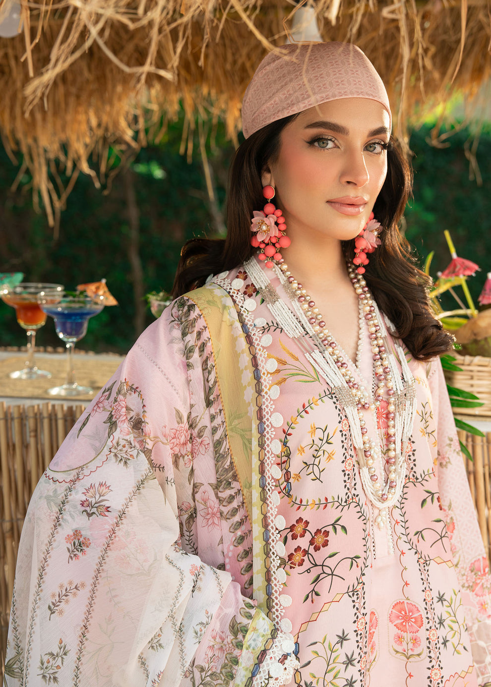 Sardinia | Coctail 25 | PINK PUNCH M Pale Pink Lawn