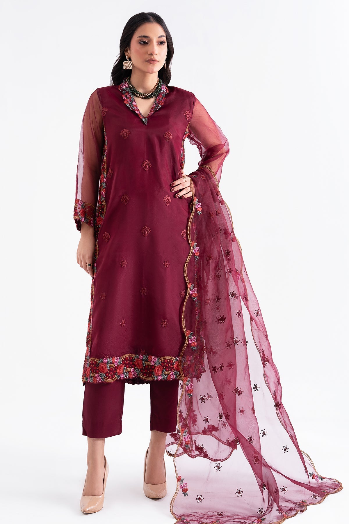 Charizma | Festive Pret | CMA-4-048 AA - Pakistani Designer Dress - by Charizma - Type : Ladies Clothes - 100% Original at Saira Sultan