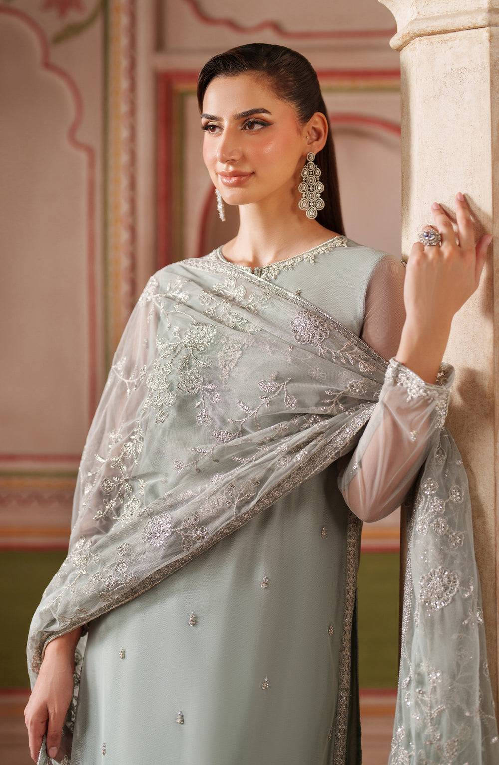 Zarif | Falesia Formals | UNST-HF-05 DINAAR - Pakistani Designer Dress - by Zarif - Type : Ladies Clothes - 100% Original at Saira Sultan