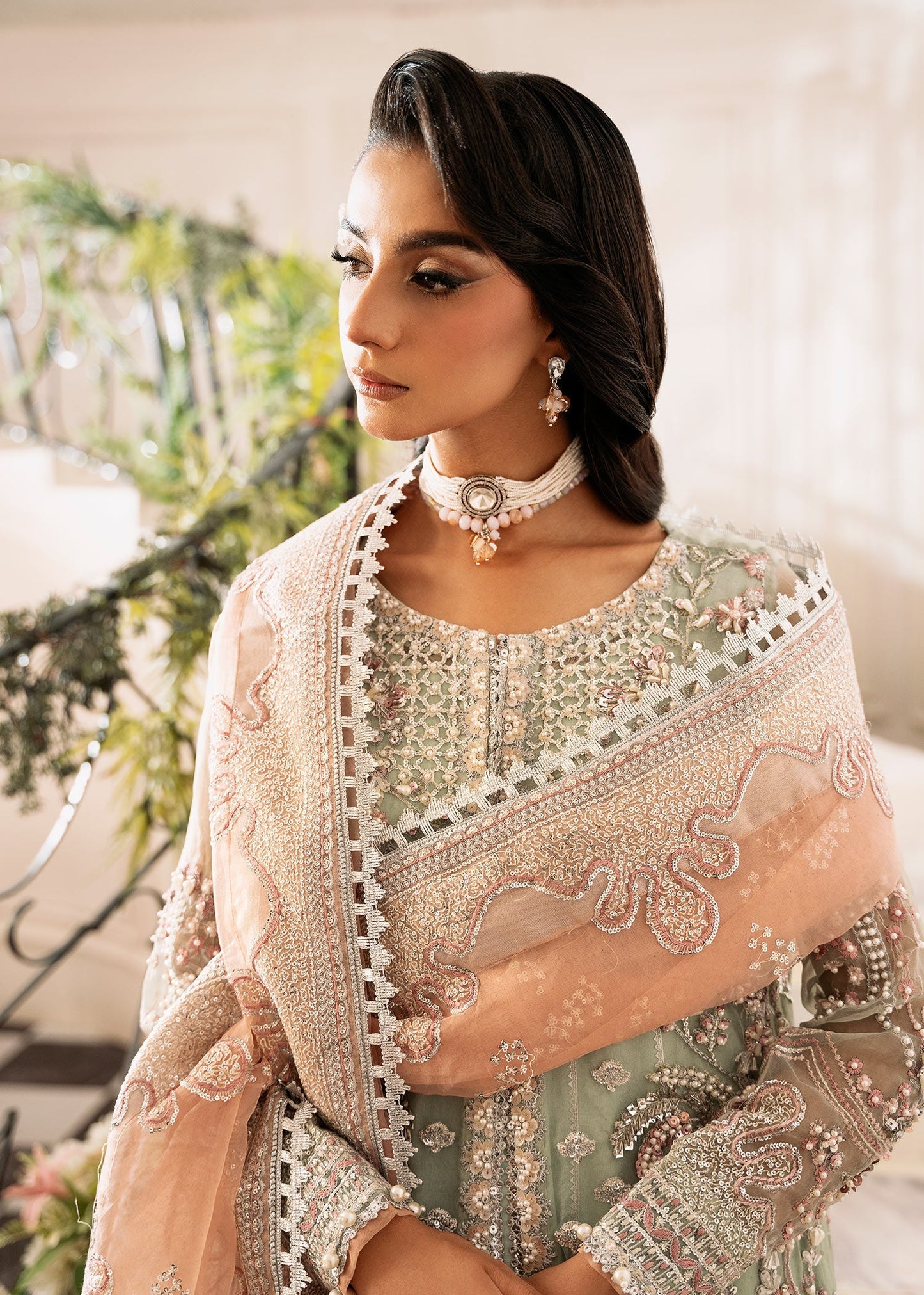 Inayat | Festive Formals | TEEL-TALE - Pakistani Designer Dress - by Inayat - Type : Ladies Clothes - 100% Original at Saira Sultan