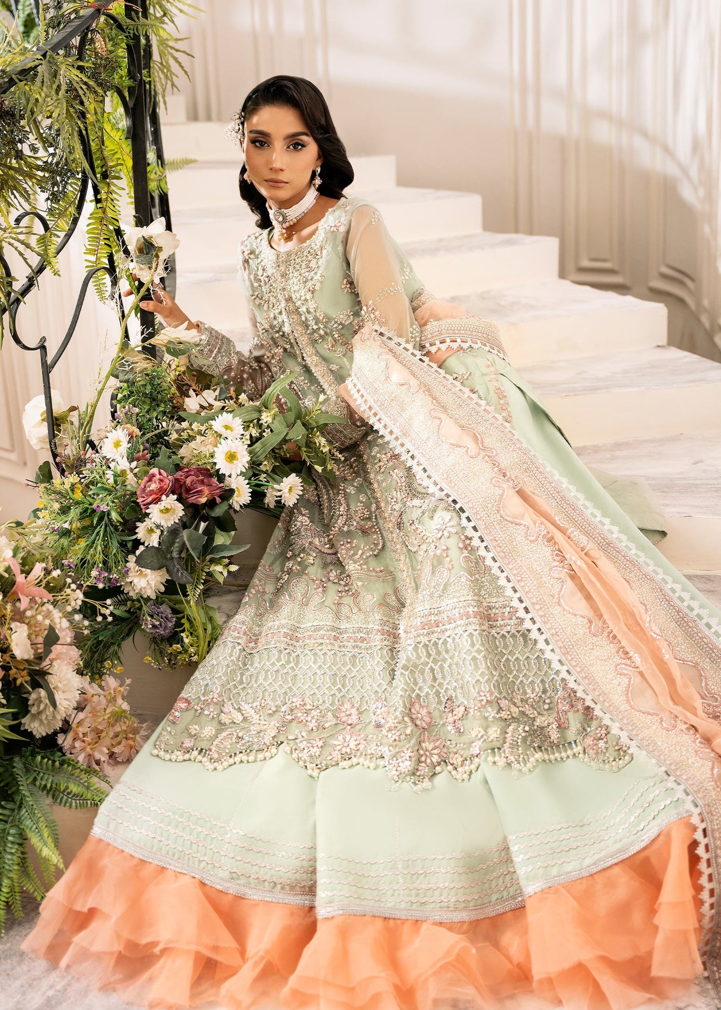 Inayat | Festive Formals | TEEL-TALE - Pakistani Designer Dress - by Inayat - Type : Ladies Clothes - 100% Original at Saira Sultan