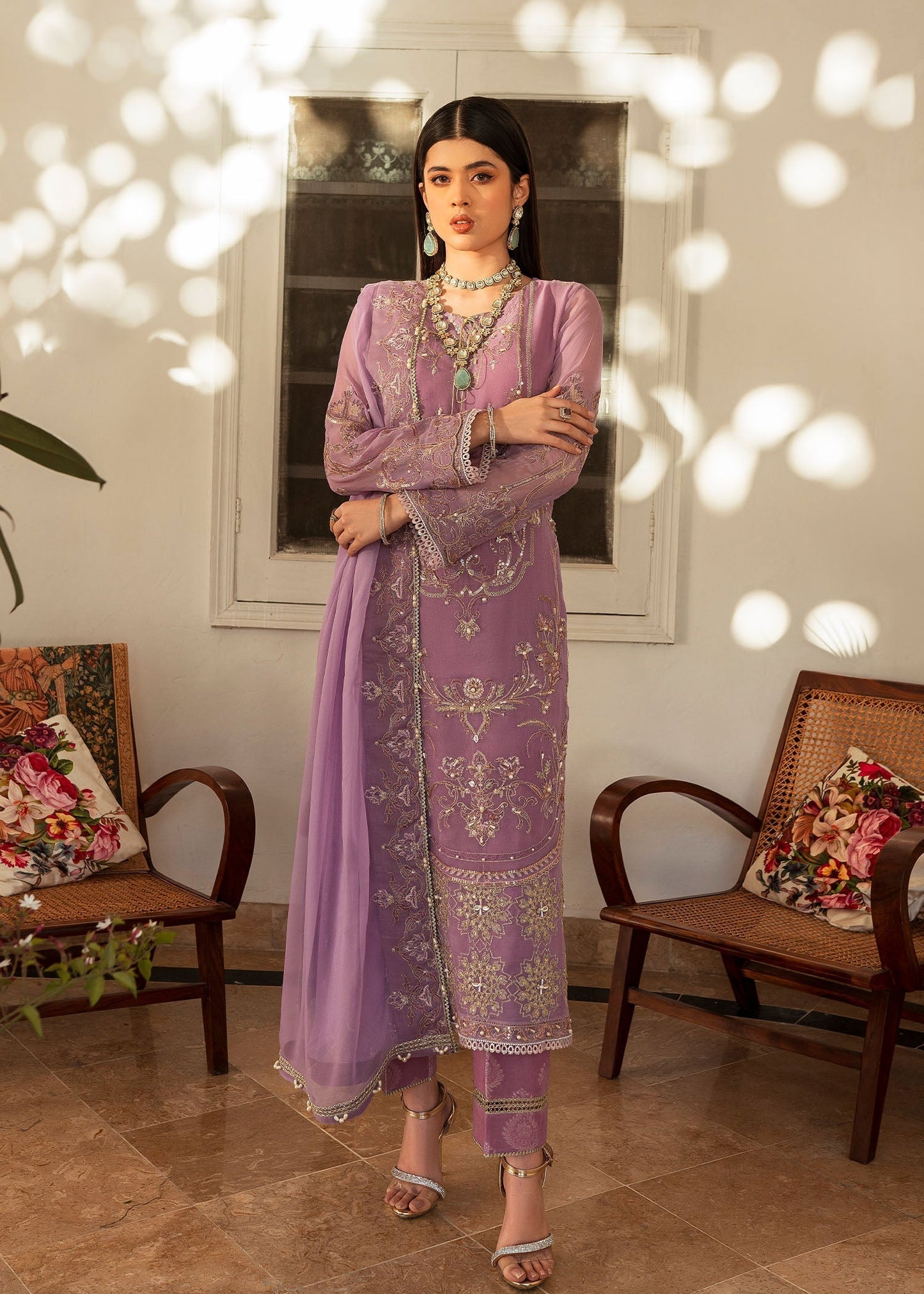 Shurooq | Zara Edit 24 | Jamila XS Lilac Chiffon