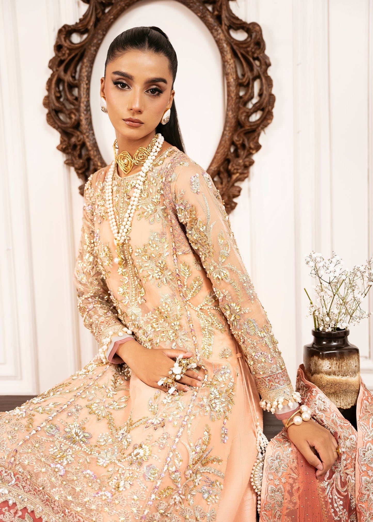 Inayat | Festive Formals |SUN-KISSED - Pakistani Designer Dress - by Inayat - Type : Ladies Clothes - 100% Original at Saira Sultan
