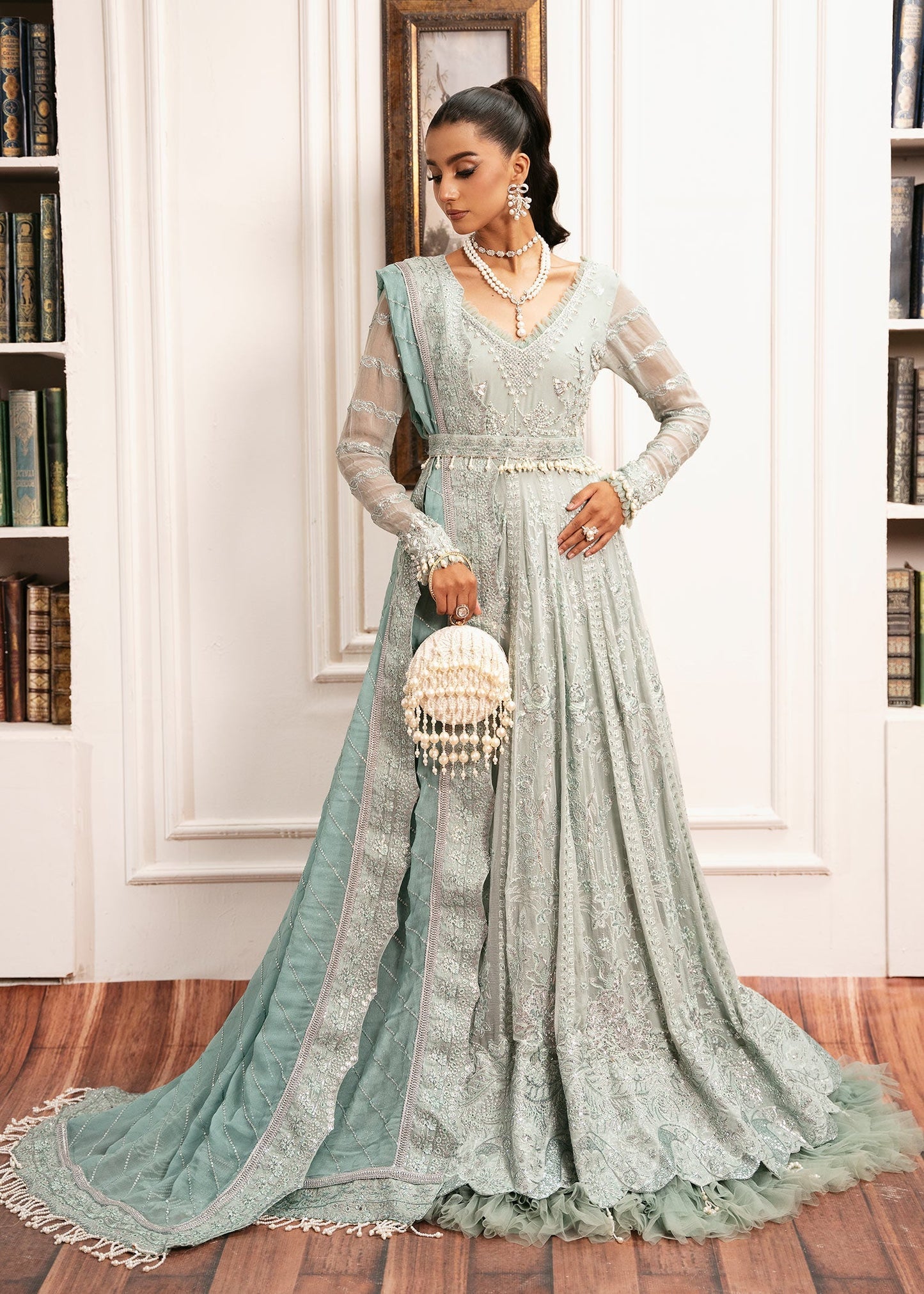 Inayat | Festive Formals | EQUISITE-ROSE - Pakistani Designer Dress - by Inayat - Type : Ladies Clothes - 100% Original at Saira Sultan